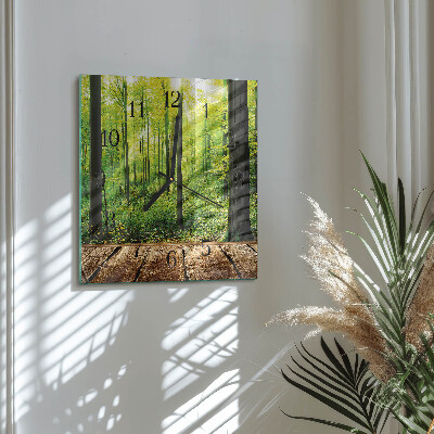 Orologio quadrato Foresta
