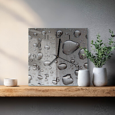 Orologio quadrato Gocce