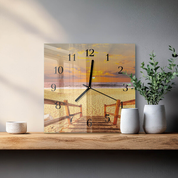 Orologio quadrato Ponte della spiaggia