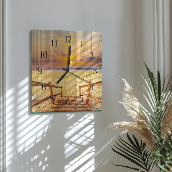 Orologio quadrato Ponte della spiaggia
