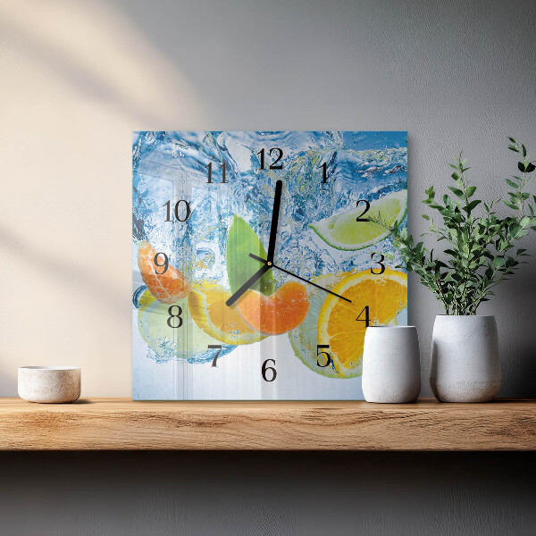 Orologio quadrato Pianta di agrumi
