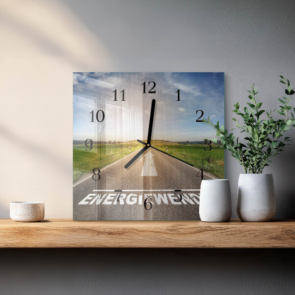 Orologio quadrato Campo percorso