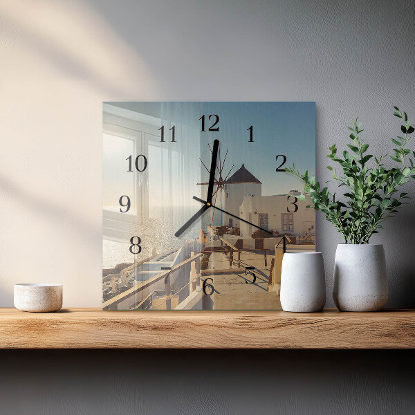 Orologio quadrato Santorini