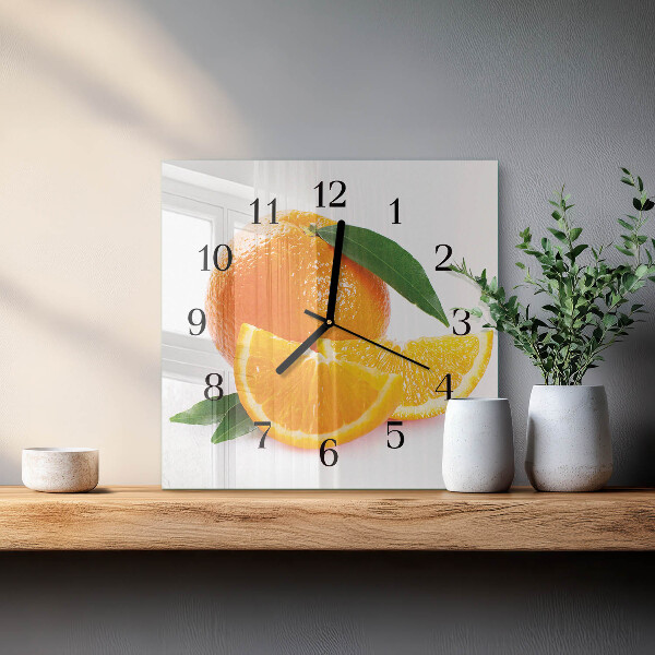 Orologio quadrato Arance