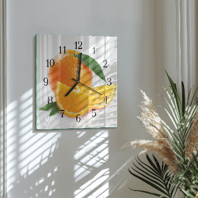 Orologio quadrato Arance