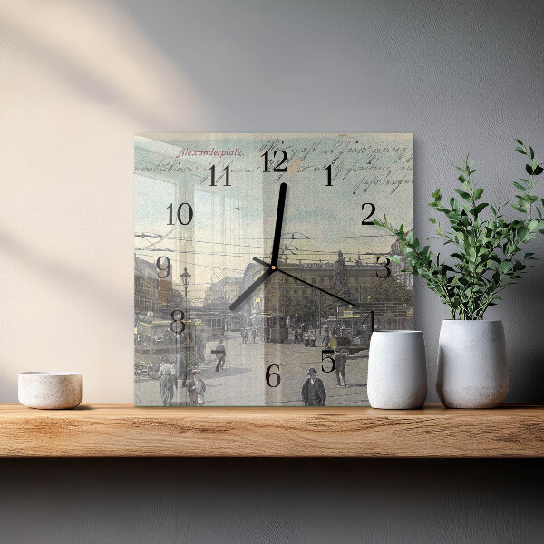 Orologio quadrato Cartolina