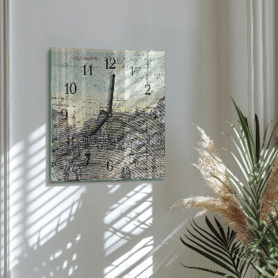 Orologio quadrato Cartolina