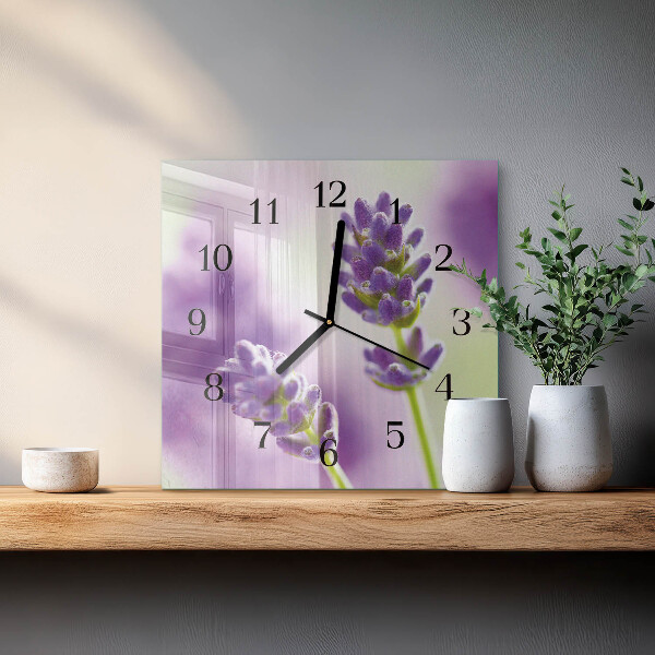 Orologio quadrato Lavanda