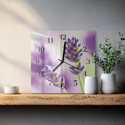 Orologio quadrato Lavanda