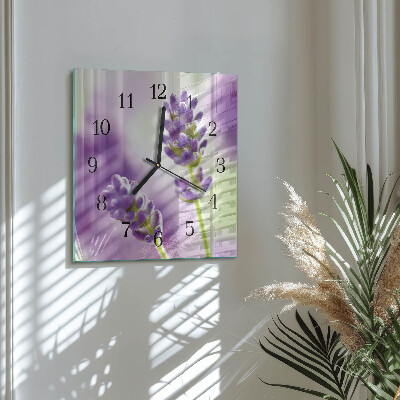 Orologio quadrato Lavanda
