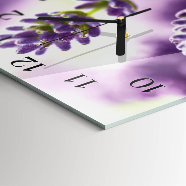 Orologio quadrato Lavanda