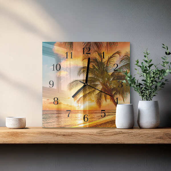 Orologio quadrato Tramonto