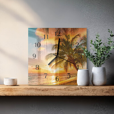 Orologio quadrato Tramonto