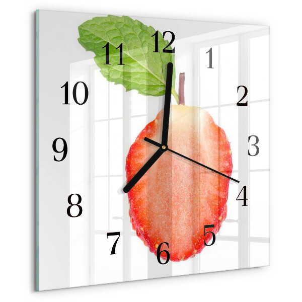 Orologio quadrato Fragola