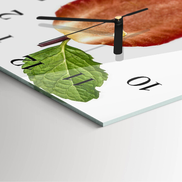 Orologio quadrato Fragola