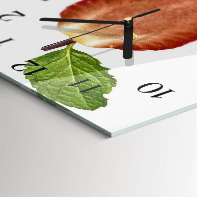 Orologio quadrato Fragola