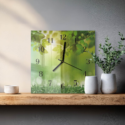 Orologio quadrato Primavera