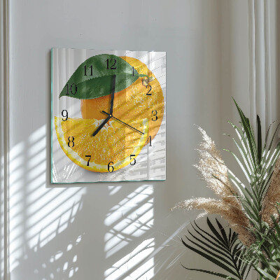 Orologio quadrato Arance