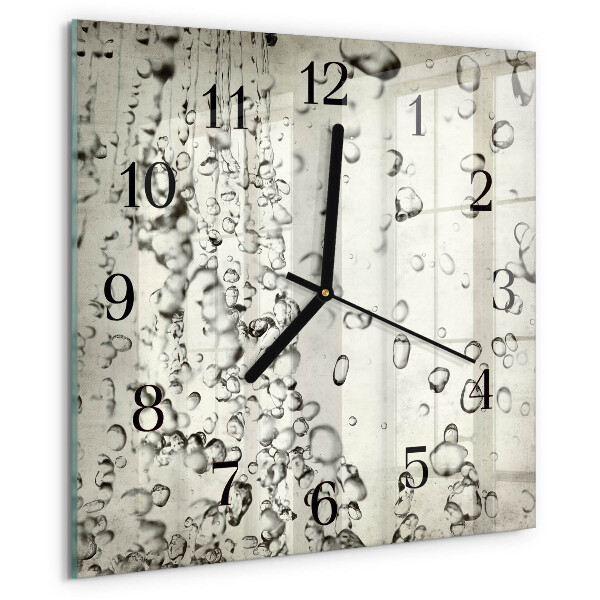 Orologio quadrato Gocce