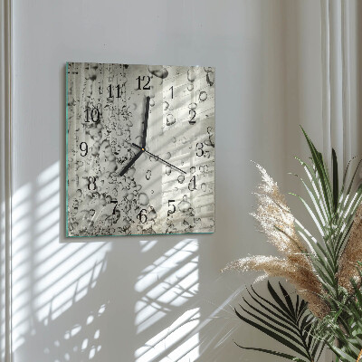 Orologio quadrato Gocce