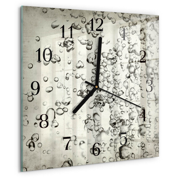 Orologio quadrato Gocce