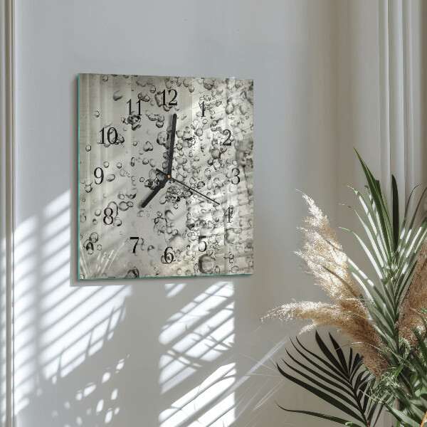 Orologio quadrato Gocce