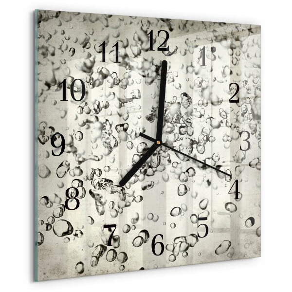 Orologio quadrato Gocce