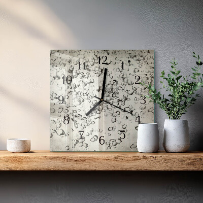 Orologio quadrato Gocce