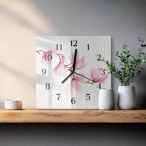 Orologio quadrato Magnolia