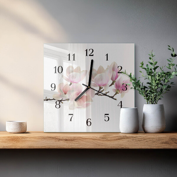 Orologio quadrato Magnolia