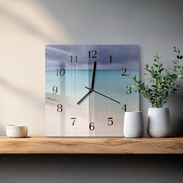 Orologio quadrato Spiaggia