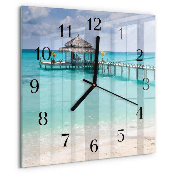 Orologio quadrato Spiaggia