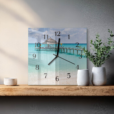 Orologio quadrato Spiaggia