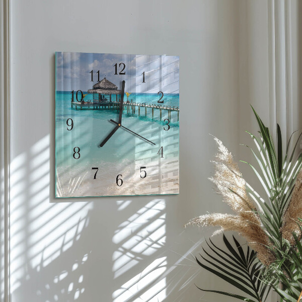 Orologio quadrato Spiaggia