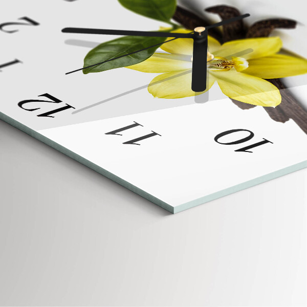 Orologio quadrato Orchidea Vaniglia