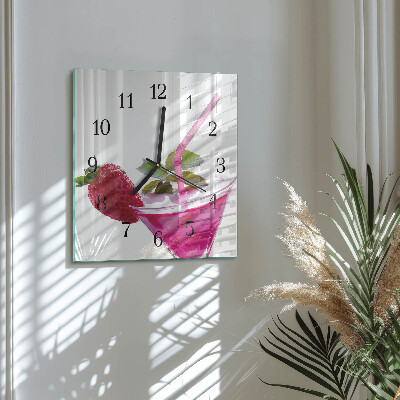 Orologio quadrato Cocktail