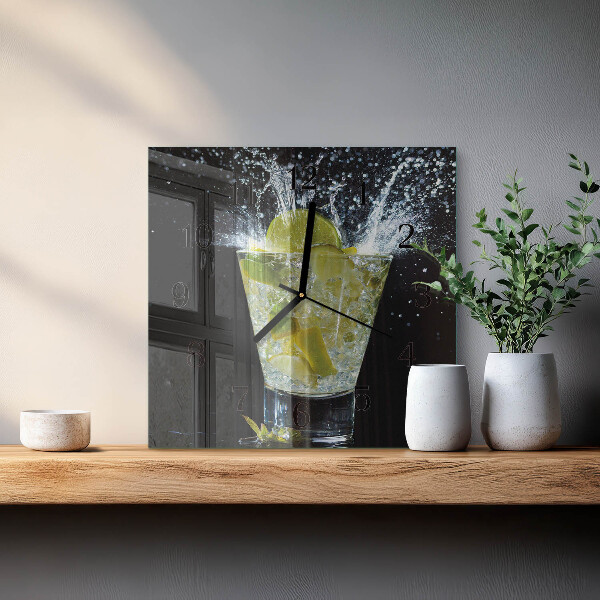 Orologio quadrato Cocktail