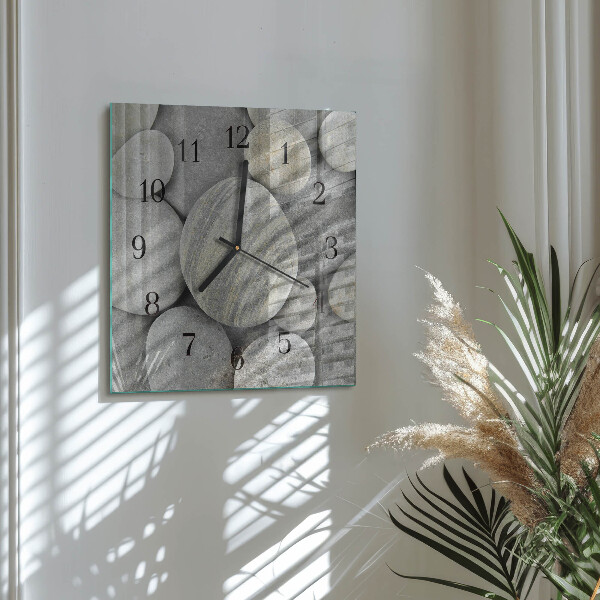 Orologio quadrato Pietre