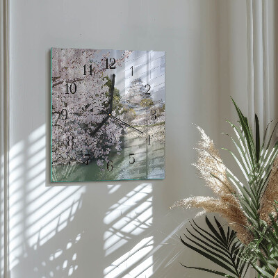 Orologio quadrato Alberi di ciliegio