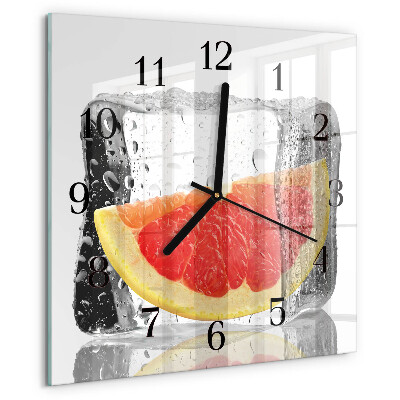 Orologio quadrato Gelato al pompelmo