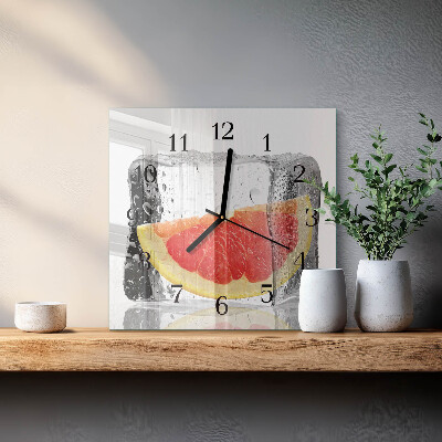 Orologio quadrato Gelato al pompelmo