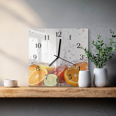 Orologio quadrato Arance