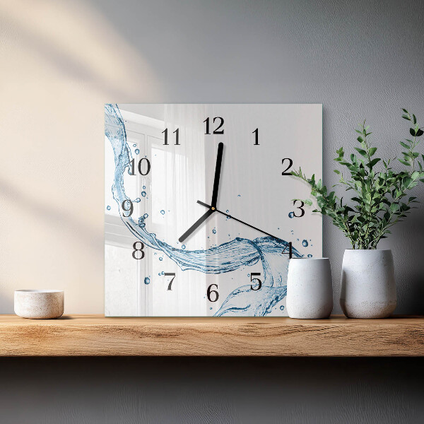 Orologio quadrato Acqua