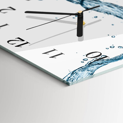 Orologio quadrato Acqua