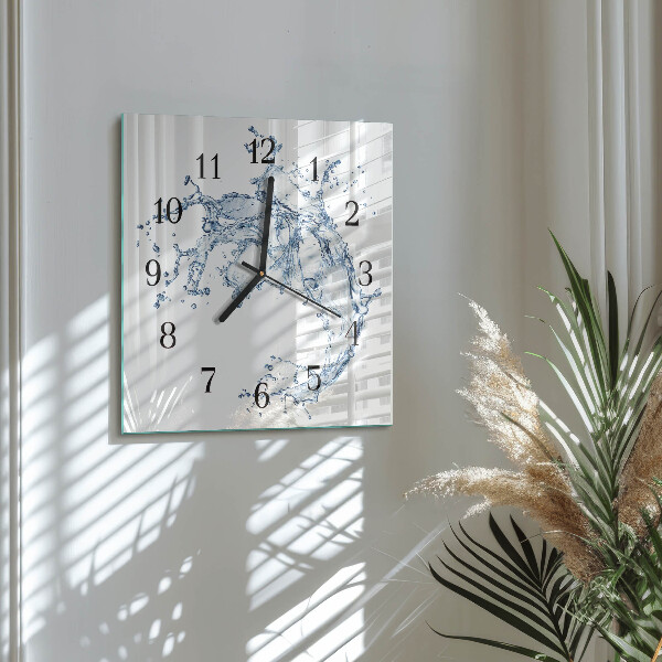 Orologio quadrato Acqua