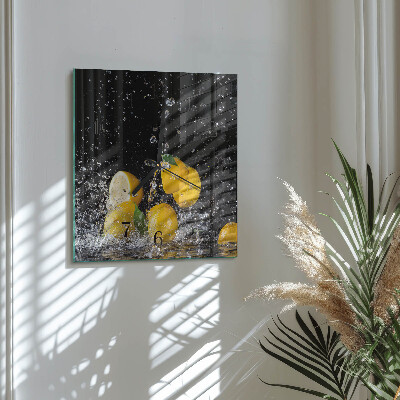 Orologio quadrato limoni