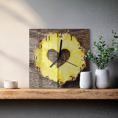 Orologio quadrato Ananas