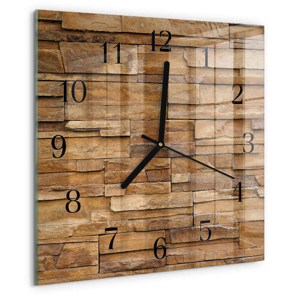 Orologio quadrato Clinker