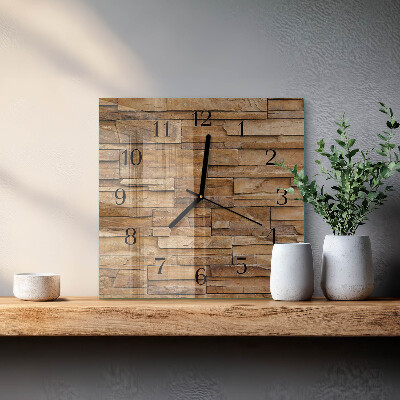 Orologio quadrato Clinker