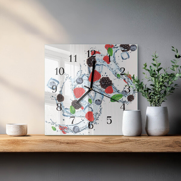 Orologio quadrato Gelato alla frutta